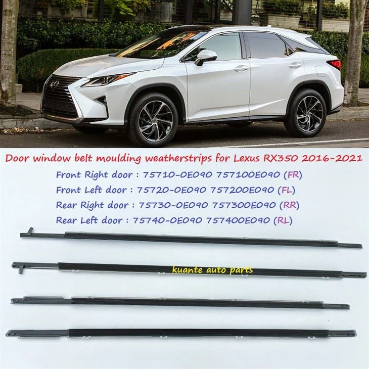 door belt moulding for RX350 2016